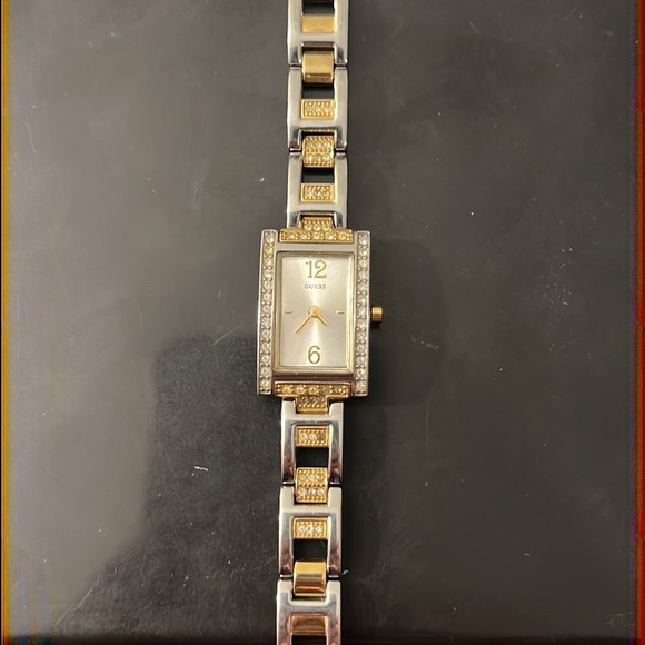 Guess Two-Tone Crystal Ladies’ Watch - Picture 2 of 5